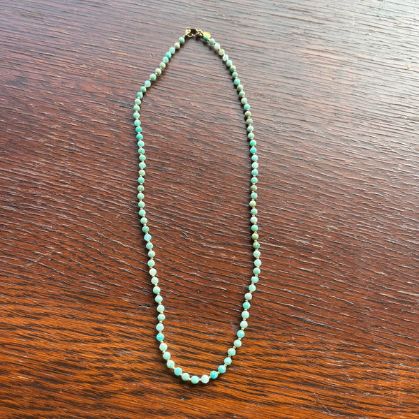 Amazonite Beaded Stormie Art Necklace Design 18 inches or 22.5 inches