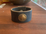 Bison Brass Button Bracelet