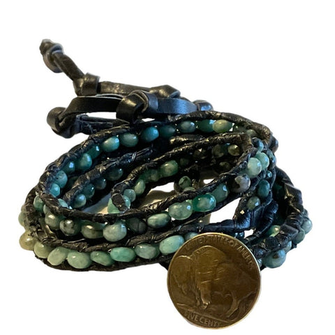 Emerald Wrap Bracelet