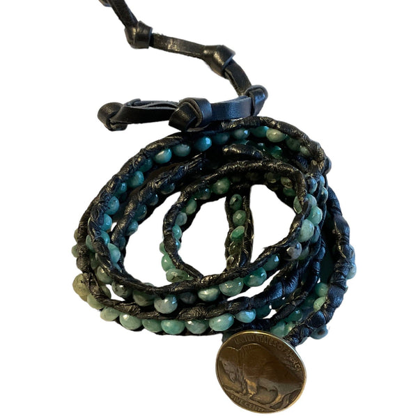 Emerald Wrap Bracelet