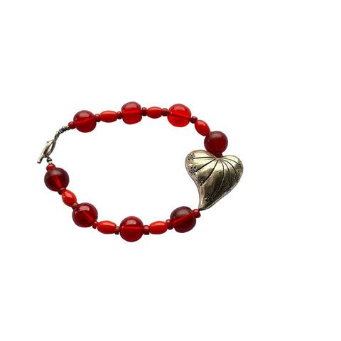 Love is a Big Heart Bracelet