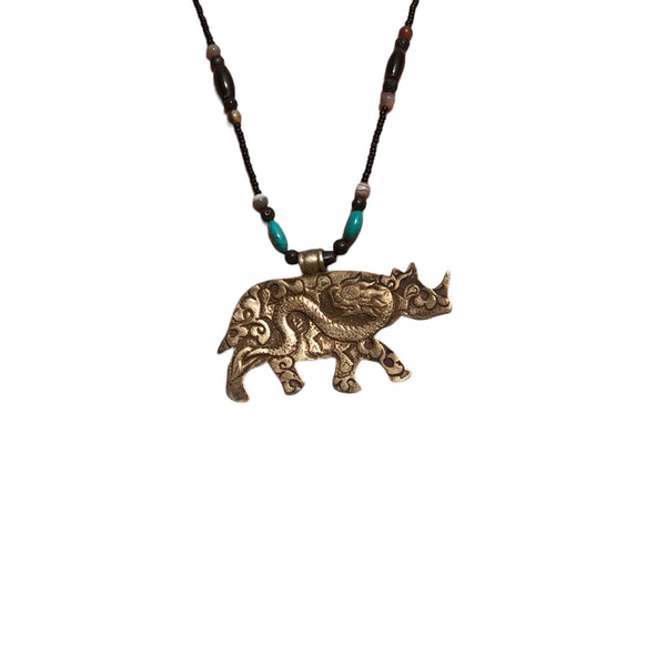 Rhinoceros Necklace