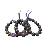 amethyst stretch bracelet 10mm faceted 