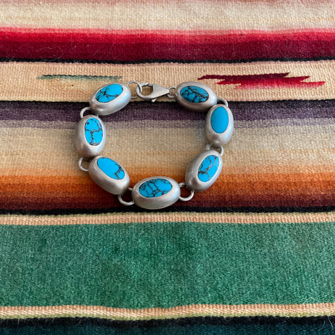 Vintage Bold Turquoise Bracelet