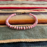 Rhodolite Beaded Bracelet