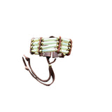 Pipe Bone Traditional Adornment Leather Beaded Bracelet Her/She