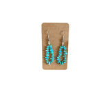 Stormie’s Turquoise Nugget Earrings with Antique Beads