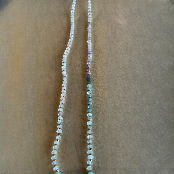 Refined Beaded Gemstone Necklace