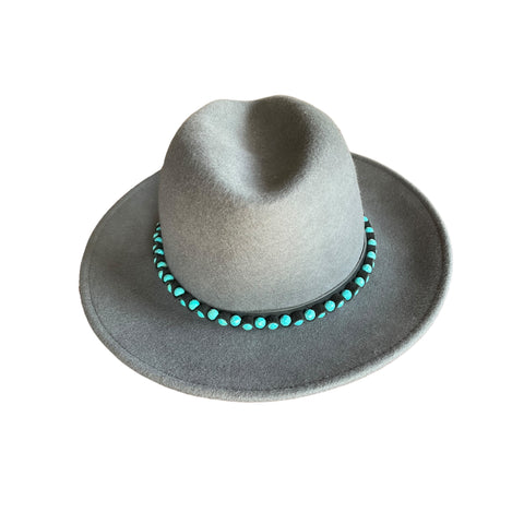 Turquoise Zig-Zag Design Hatband