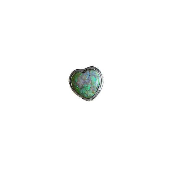 Opal Heart Ring