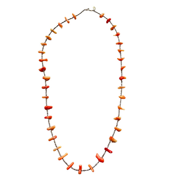 Coral Beaded Necklace