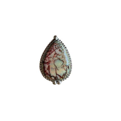 Teardrop Monarch Opal Ring