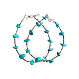 Nugget Turquoise Beaded Bracelet