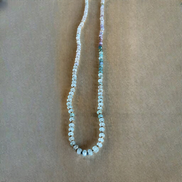 Refined Beaded Gemstone Necklace