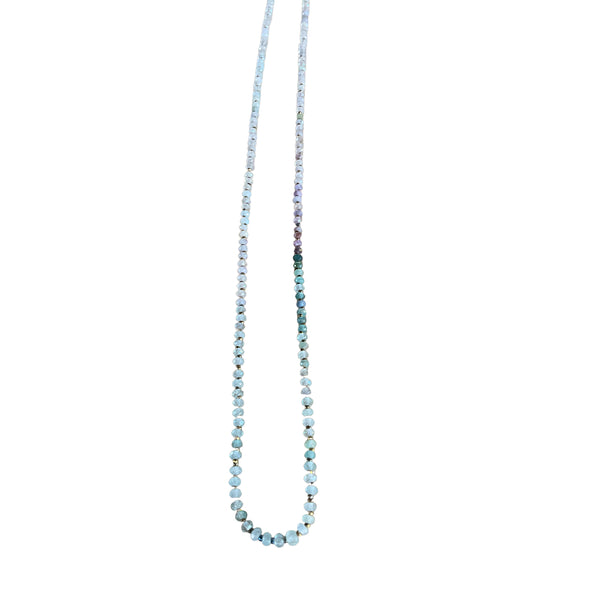 Refined Beaded Gemstone Necklace