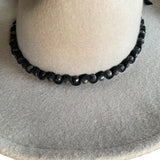 Black Matrix Opal Hatband