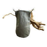 Gray Buckskin Clip-On Side Bag