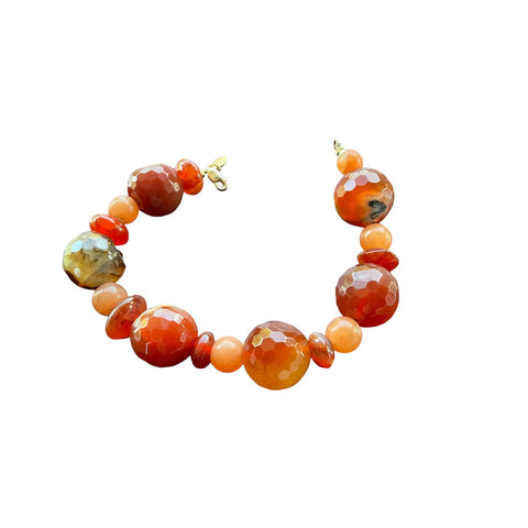 Natural Carnelian Stone Bracelet