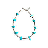 Nugget Turquoise Beaded Bracelet