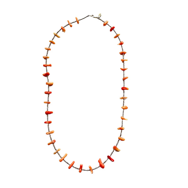 Coral Beaded Necklace