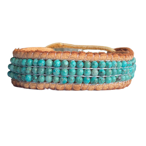 True Beauty Natural Blue Turquoise Bracelet