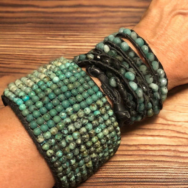 Emerald Wrap Bracelet