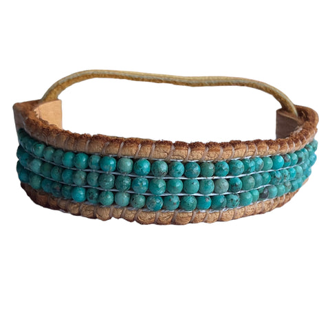 True Beauty Natural Blue Turquoise Bracelet