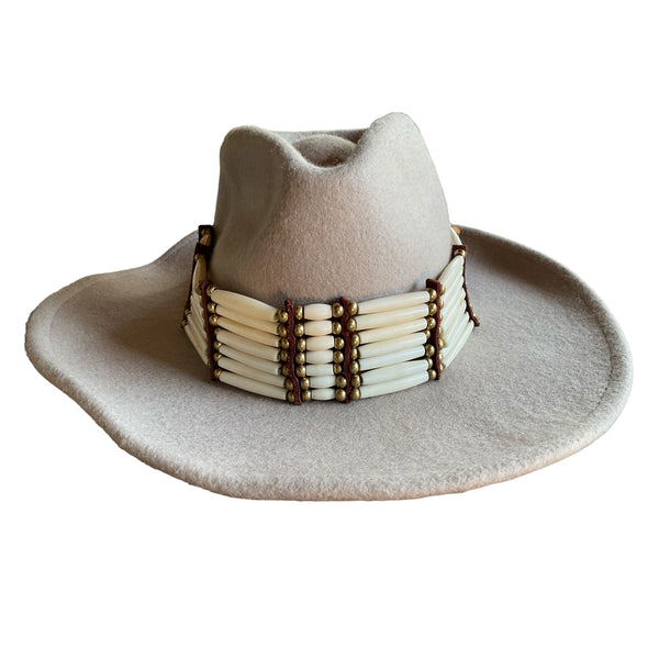 White Bone Hatband