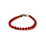 Red Jade Beaded Bracelet