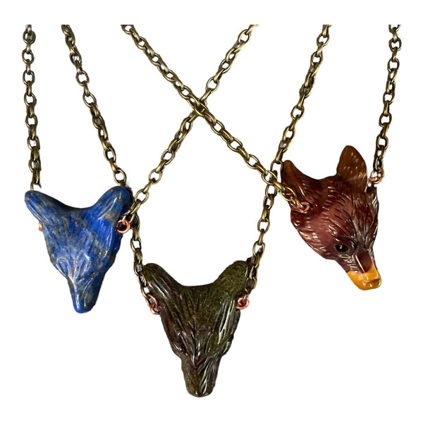 Fox Stone Necklace