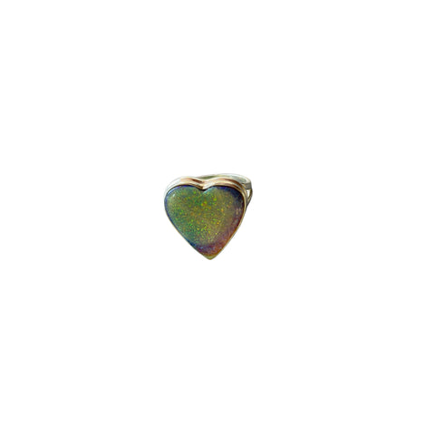 Opal Heart Ring