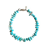 Natural Turquoise Nugget Beaded Bracelet