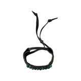 Emerald Leather Bracelet