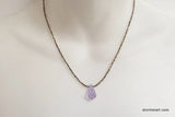 Purple Crystal Necklace