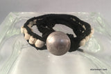 White Bison Wrap Bracelet
