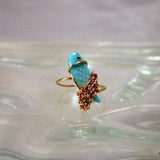 Turquoise Fetish Fish Ring