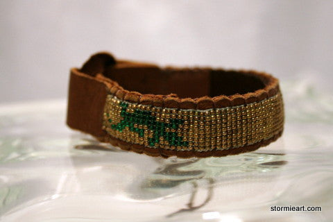 Green Lizard Bracelet