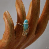 Turquoise Fetish Fish Ring