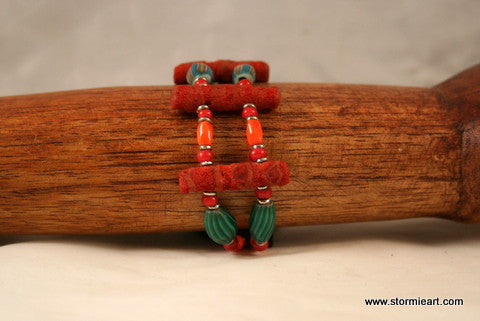 Trade bead Latter Bracelet