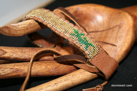 Green Lizard Bracelet