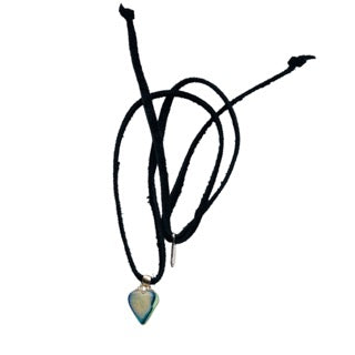 Love is Infinite Opal Heart Neckalce