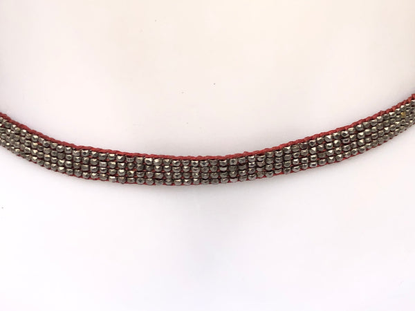 Steel Beaded Native Choker