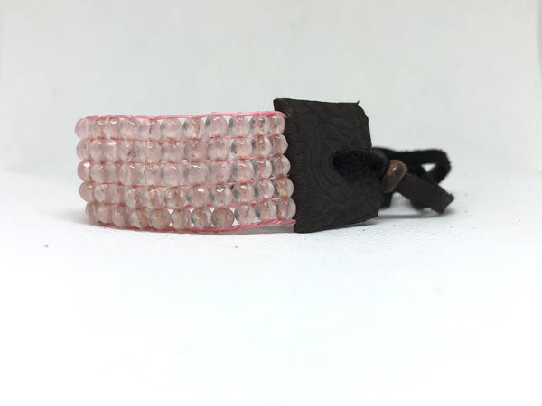 Pink Rose Quartz Bracelet