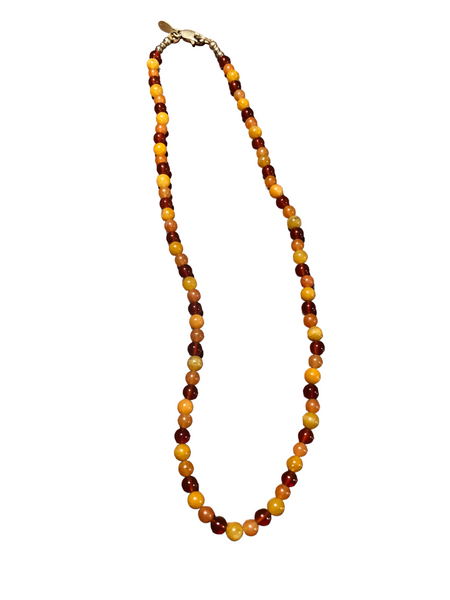 Carnelian AgateBeaded Necklace