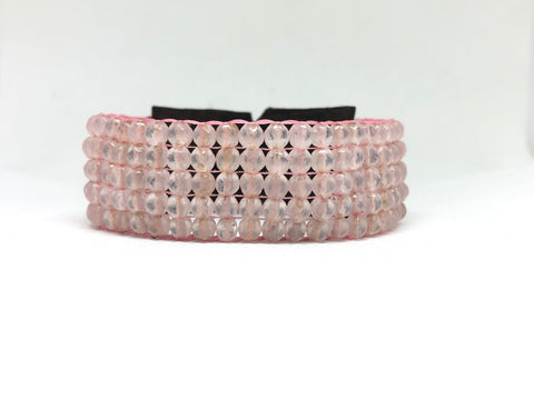 Pink Rose Quartz Bracelet