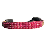 Ruby Beaded Bracelet