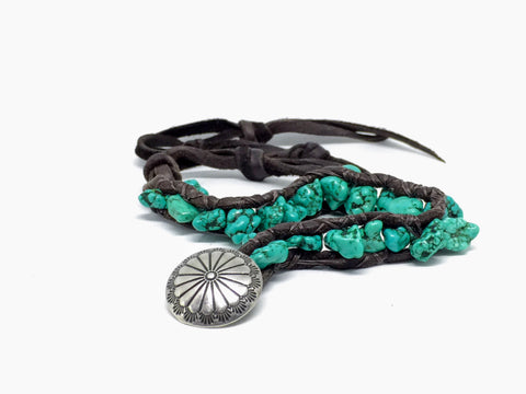 Turquoise Wrap Bracelet