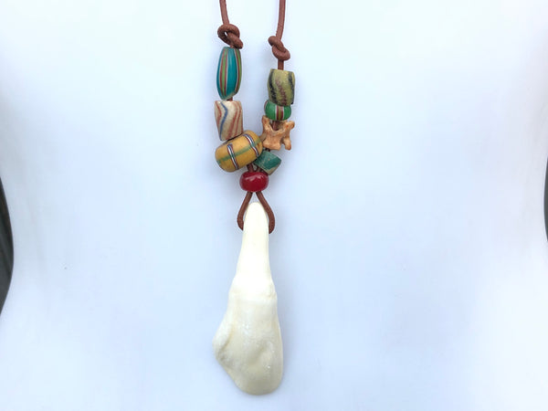 Bison Tooth Necklace