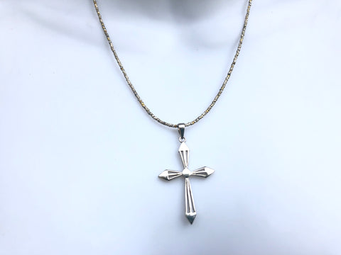 Silver Cross Necklace