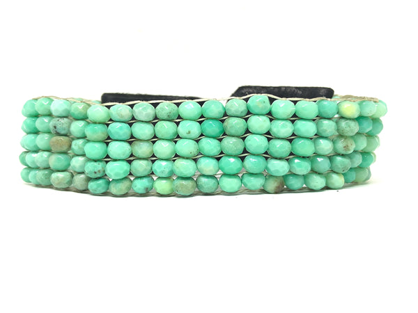 Chrysoprase Beaded Bracelet